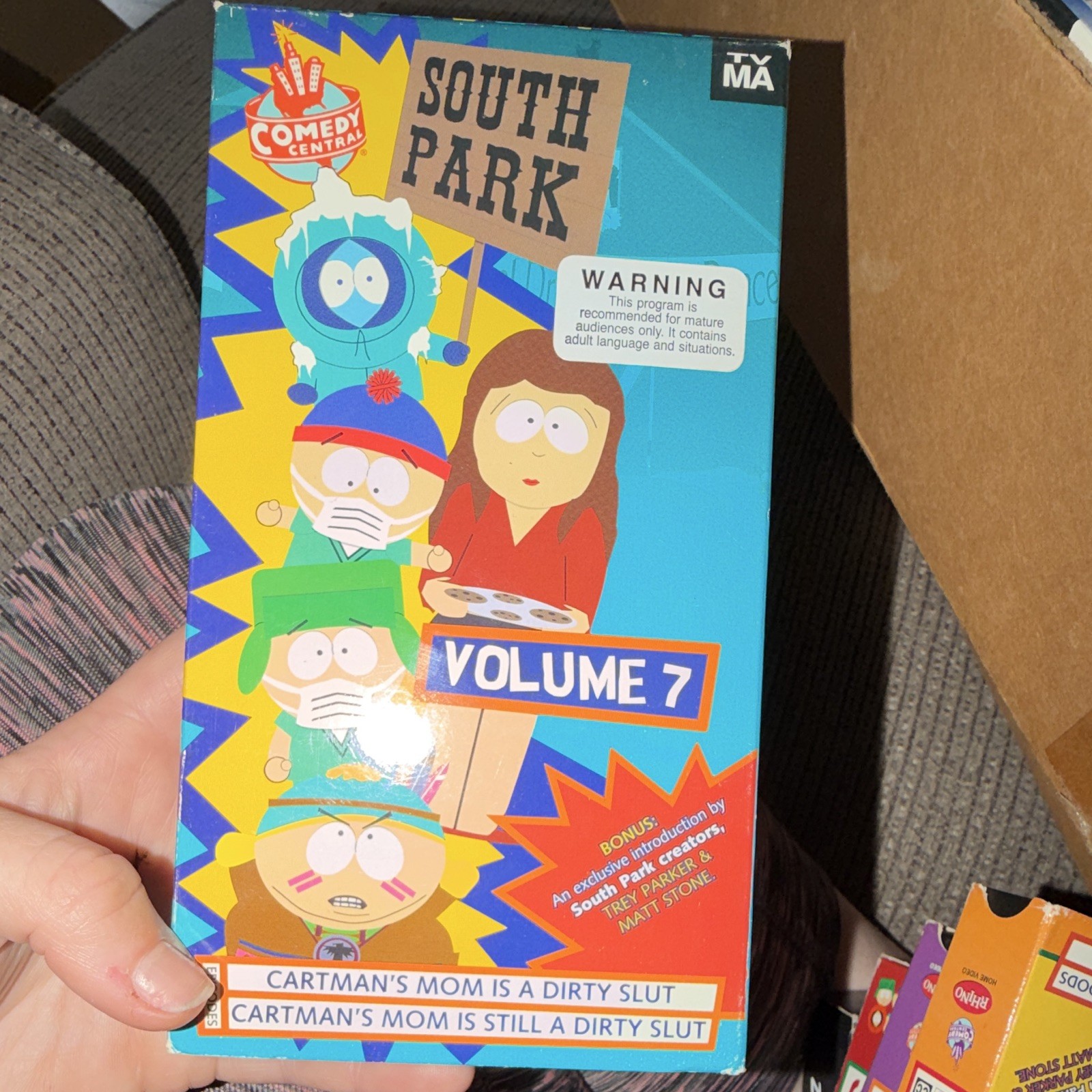 Comedy Central South Park Vol. 7 VHS NTSC (1999) TV-MA Former Rental