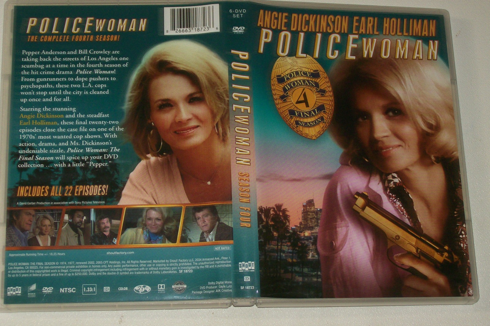 Police Woman: Fourth Season (The Final Season) (DVD, 1977 Shout, 6 Disc Set)