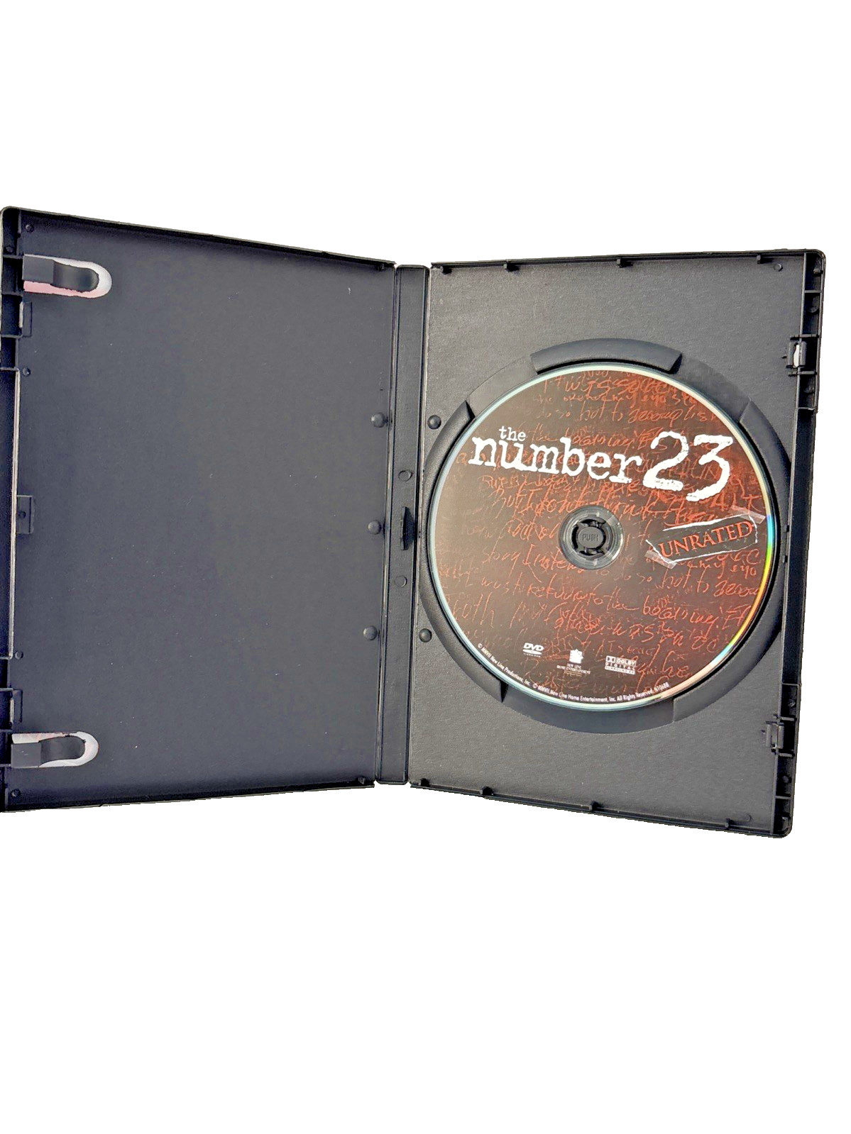 The Number 23 DVD Jim Carrey Unrated Theatrical Versions VG