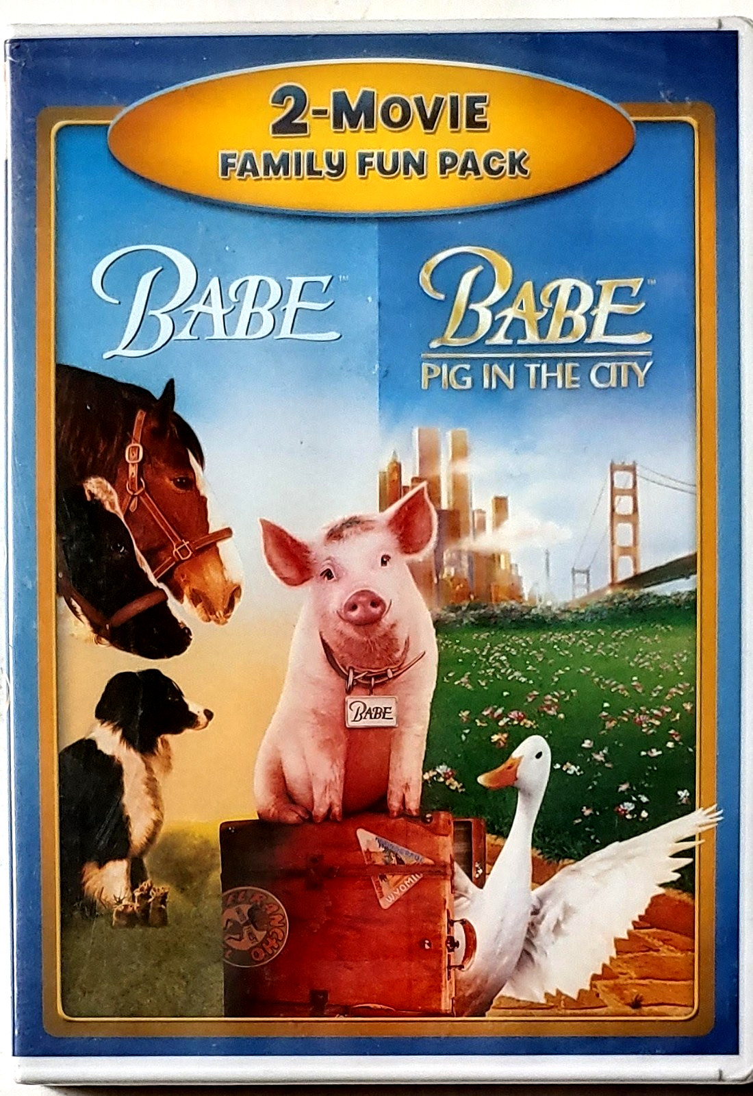 Babe / Babe: Pig in the City [DVD] Widescreen, 2014, Universal – BRAND NEW