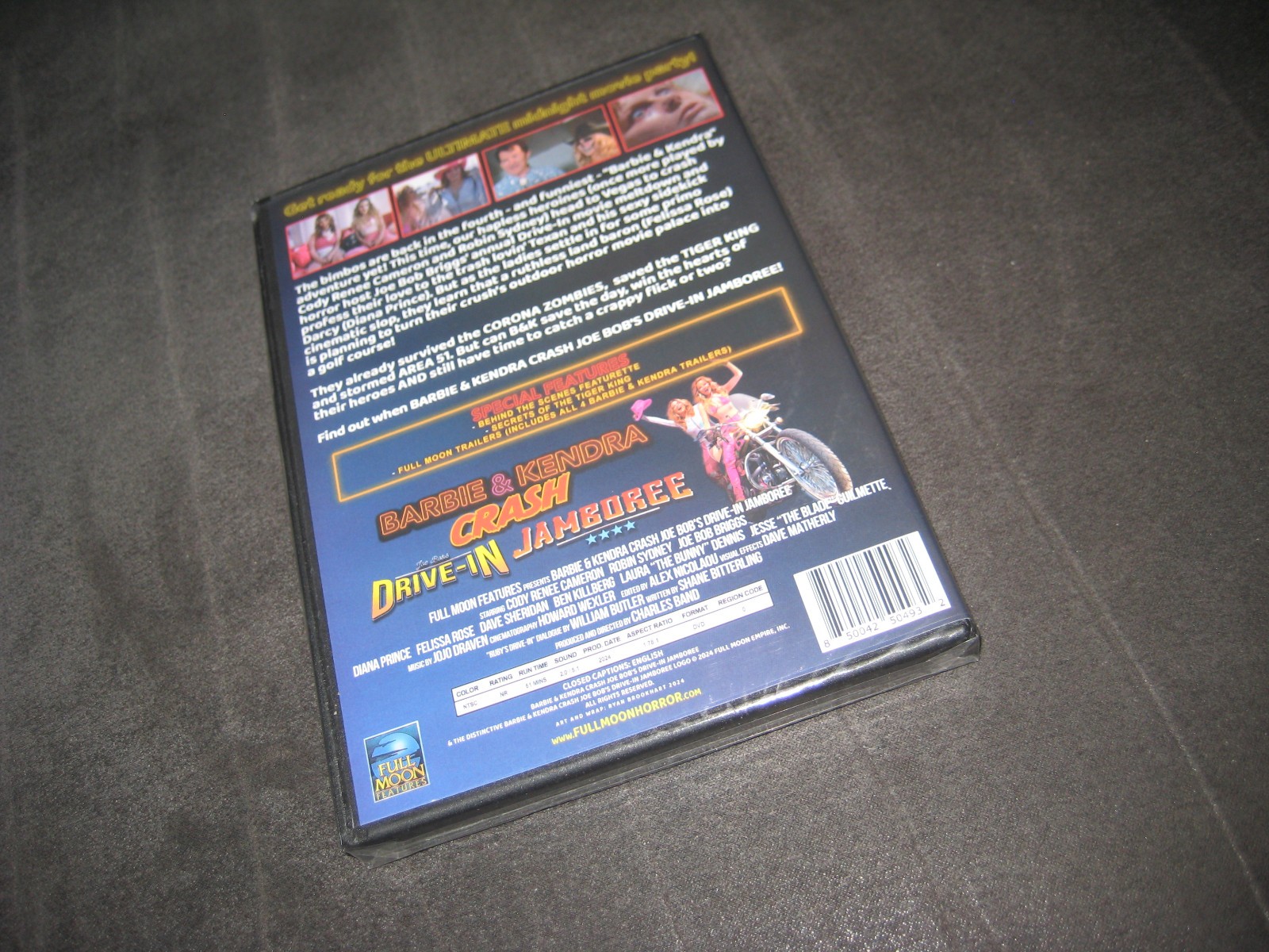 BARBIE & KENDRA CRASH JOE BOB’S DRIVE-IN JAMBOREE (DVD 2024) BRAND NEW – NR – WS