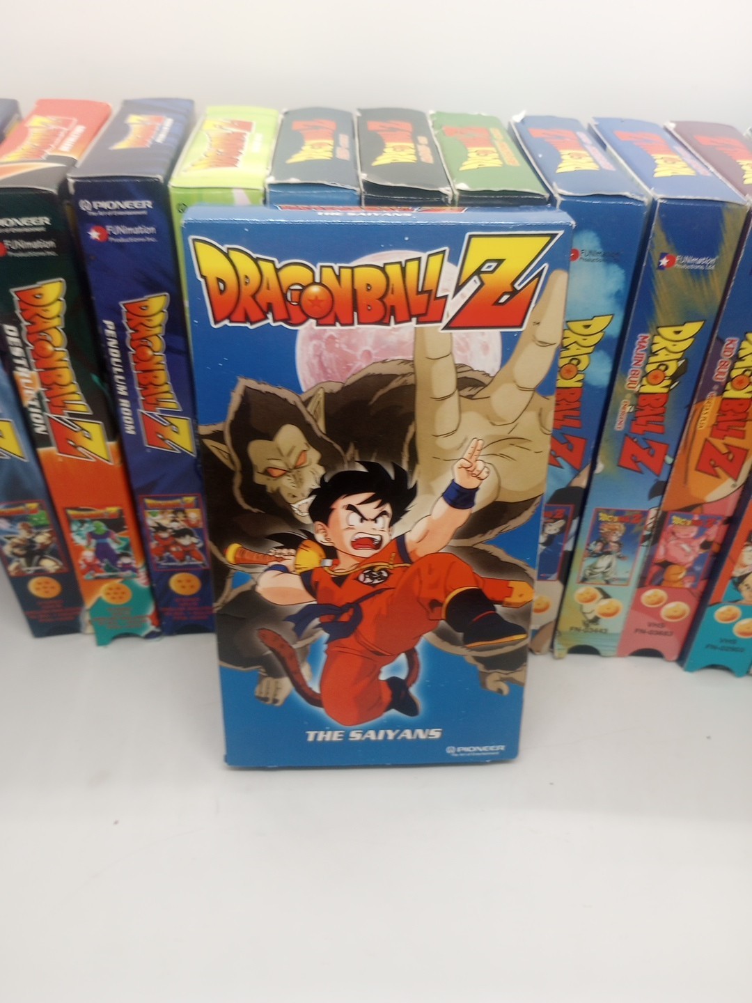 Vintage Dragonball Z VHS Lot Of 14 Various Titles 1997 2000