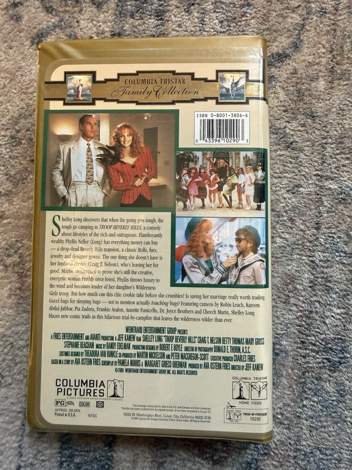 Columbia Troop Beverly Hills (VHS, 2000) Shelley Long Tori Spelling Clamshell