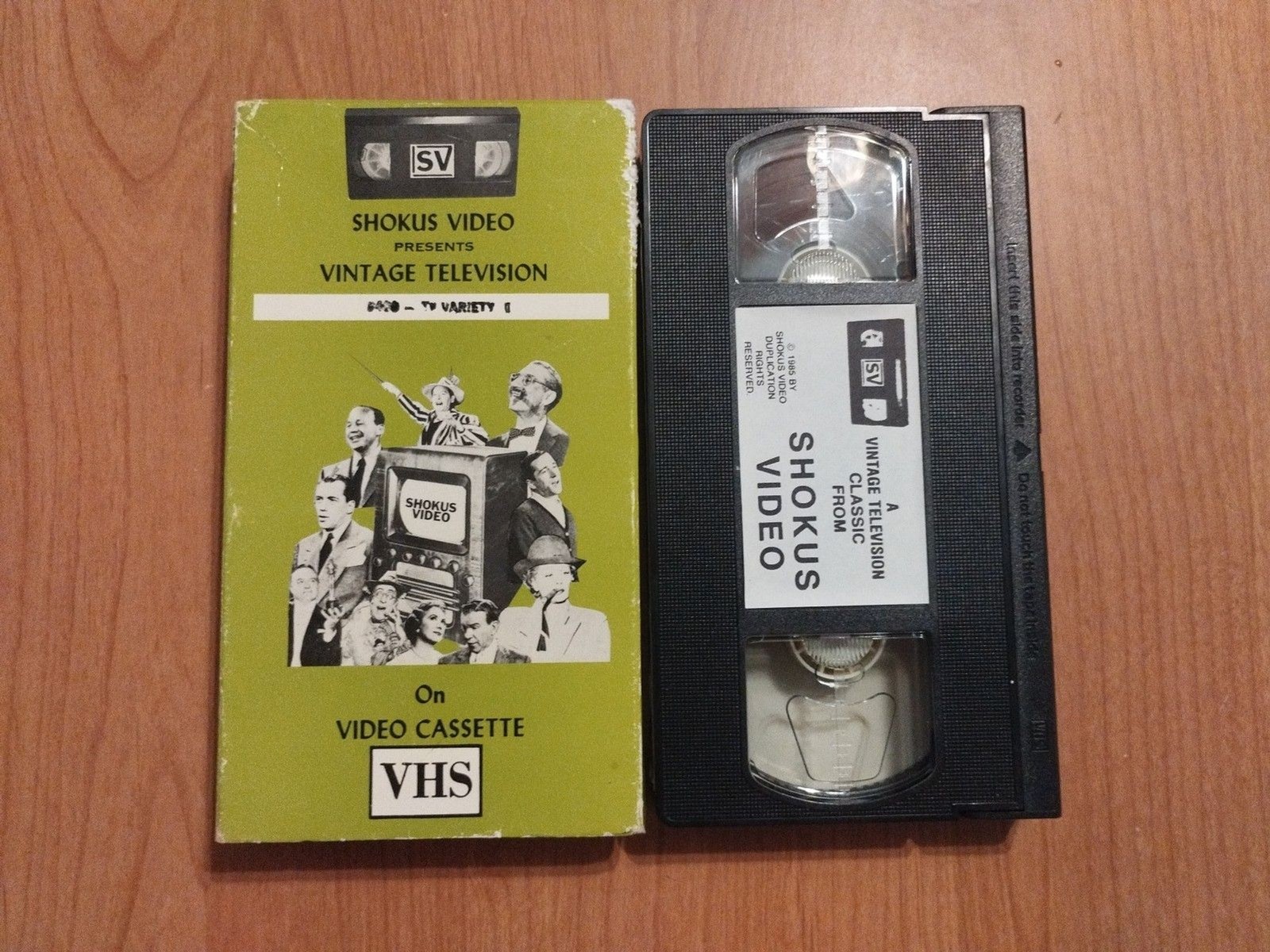 Shokus Video Vintage Television VHS #409 TV Variety II – Marx Bros
