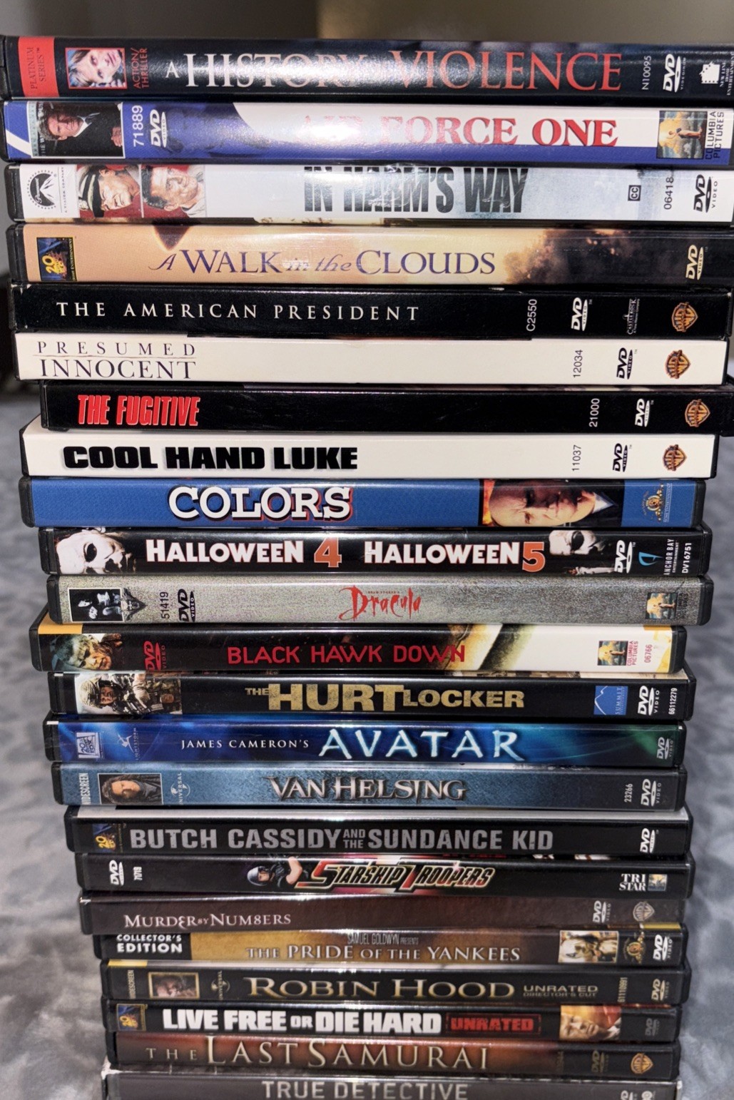 DVDs Suspense War Drama Action Romance Lot Of 23 Michael Douglas Harrison Ford