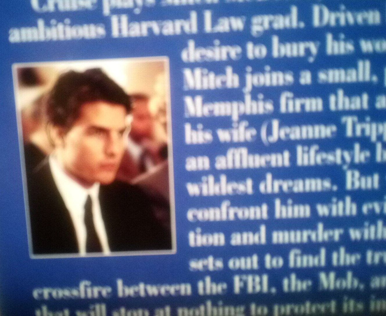 (1-442) “THE FIRM” DVD / PRE-WATCHED / TOM CRUISE / 1993