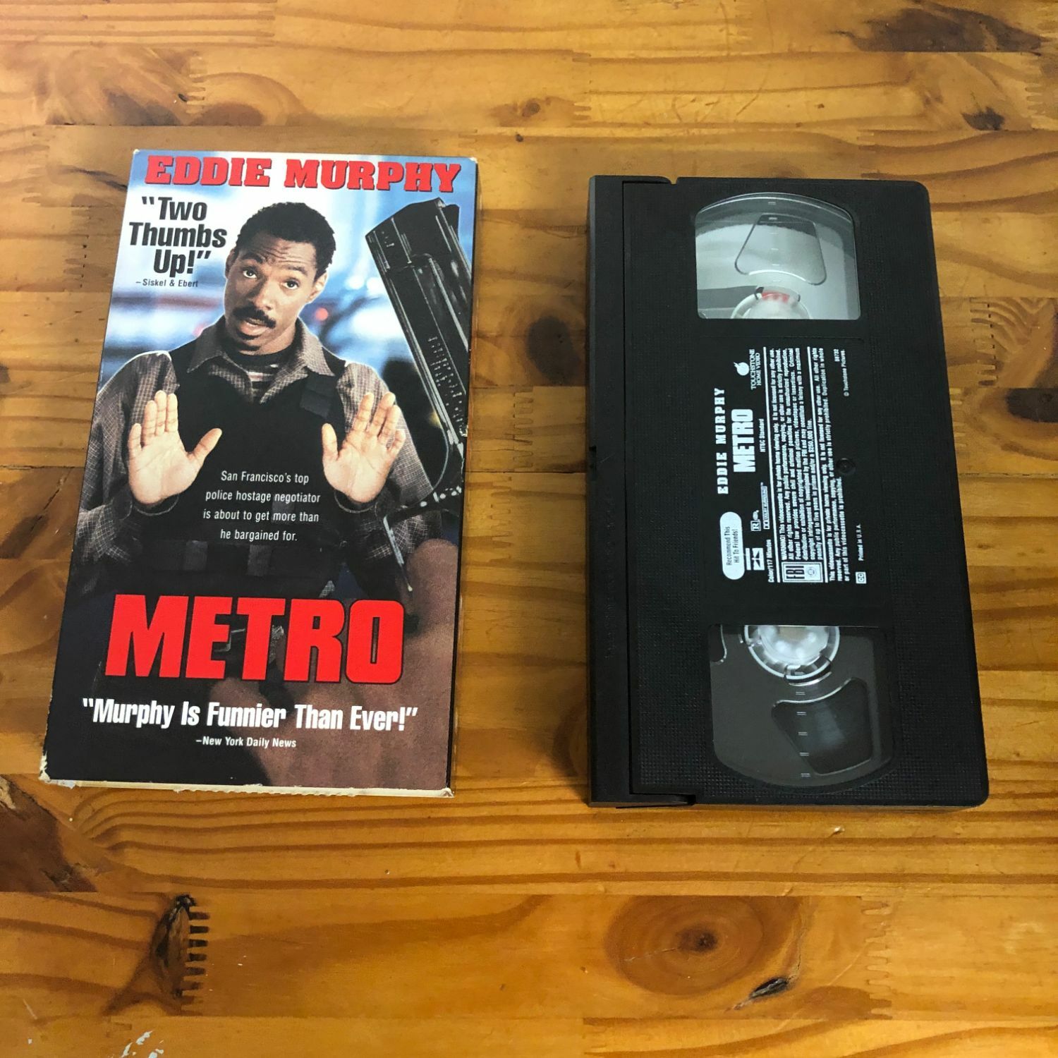 Metro VHS VCR Video Tape Used Eddie Murphy