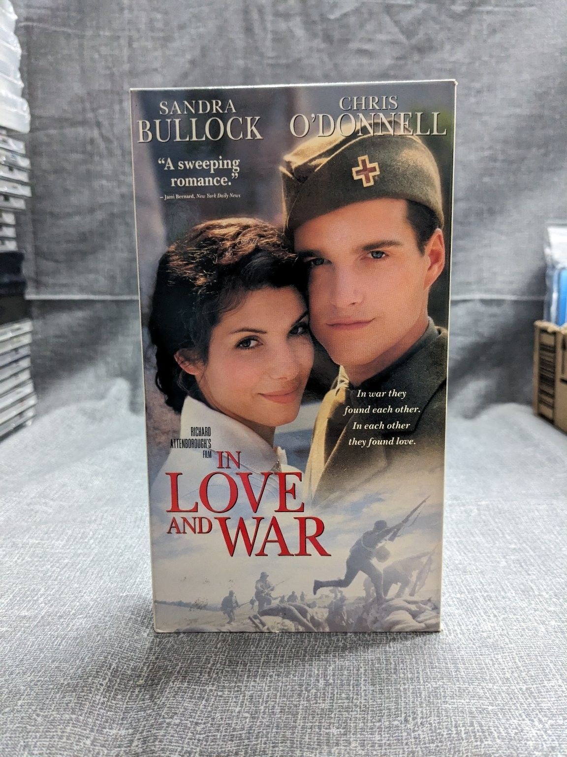 In Love and War VHS 1996 Romance Drama Richard Attenborough Warner Bros.