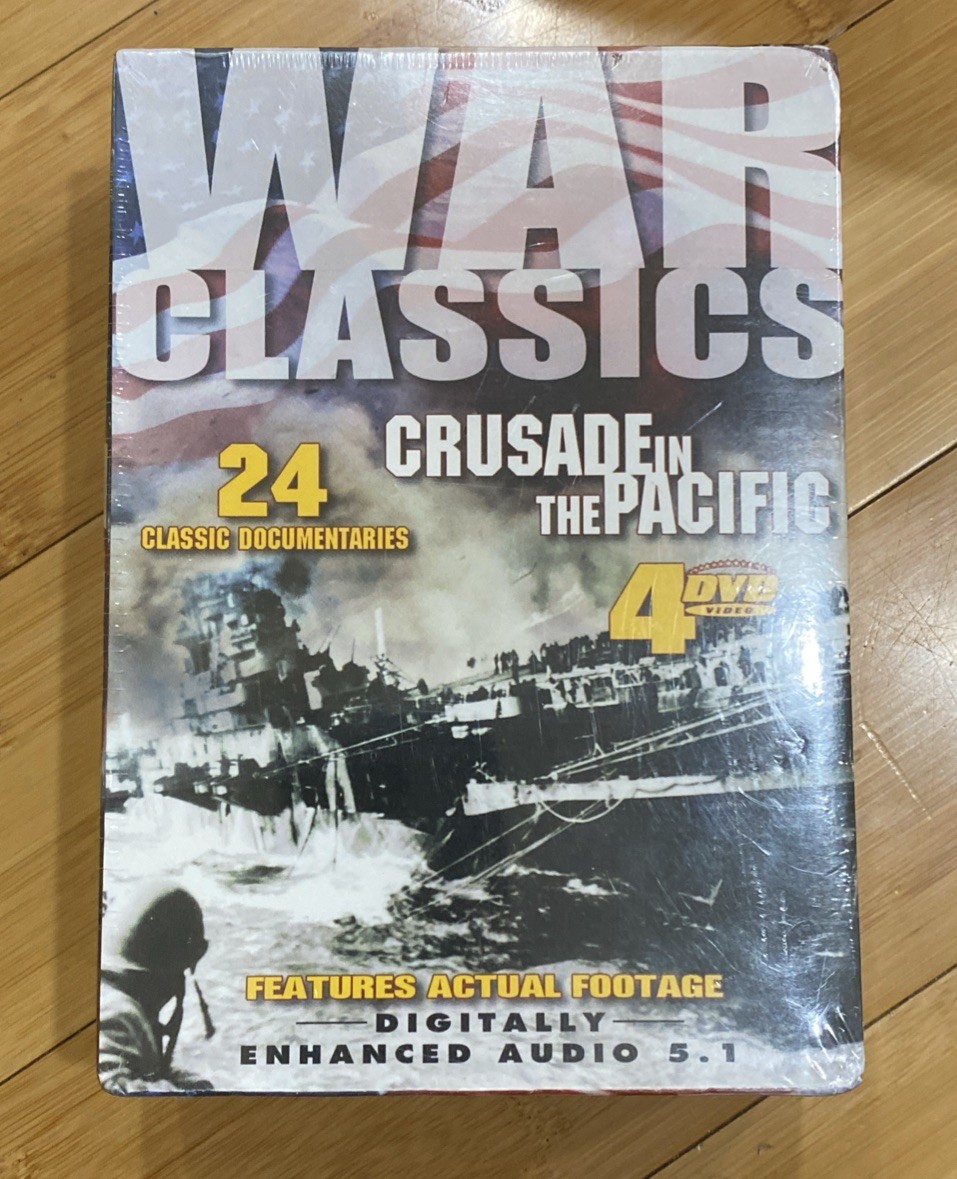 War Classics Crusade in the Pacific 24 Documentaries 4 Discs Box (DVD)