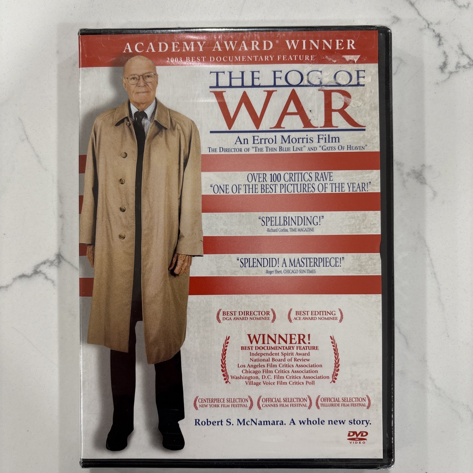 The Fog of War DVD 2003 Documentary Errol Morris Robert McNamara Vietnam War New