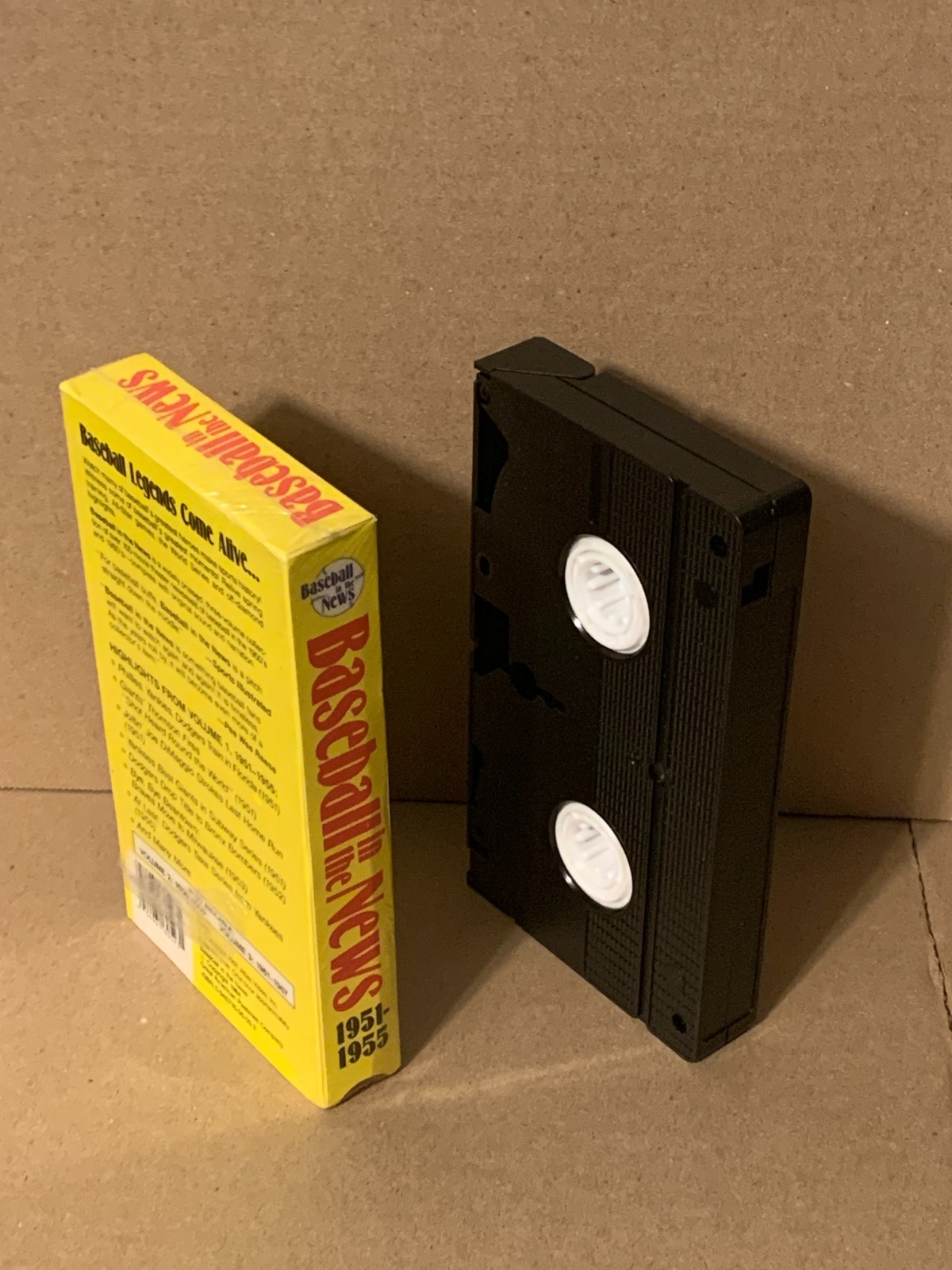 Baseball in the News Volume 1 1951–1955 VHS Atlas Video 1991 Sports Highlights