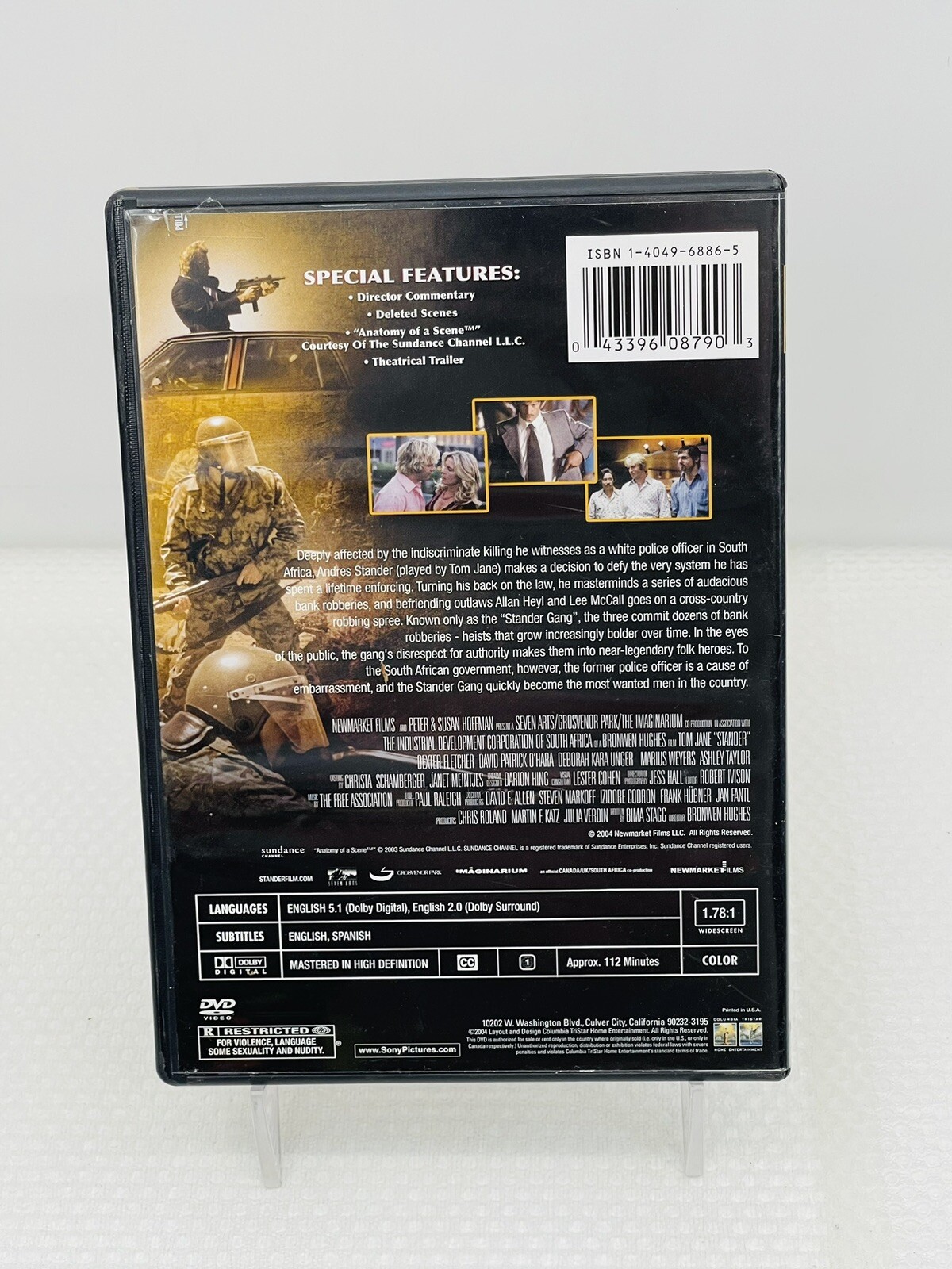 Stander (DVD, 2004) Tom Jane