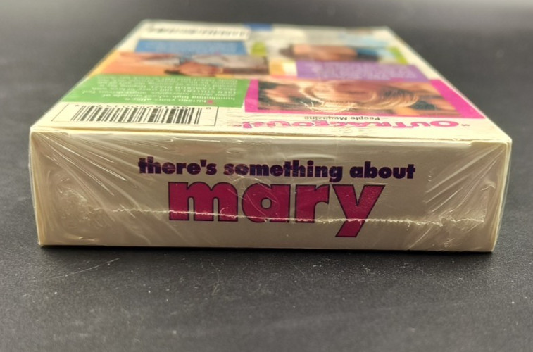 Theres Something About Mary VHS SEALED Watermarks Cameron Diaz Ben Stiller VTG