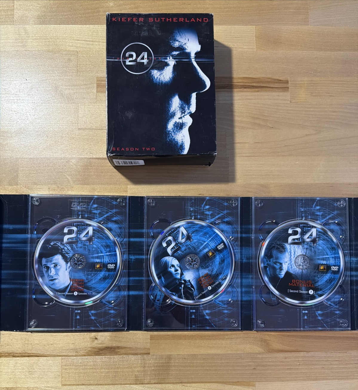 24 (2001 TV Series) DVD Jack Bauer, Kiefer Sutherland, Complete Seasons 1-7