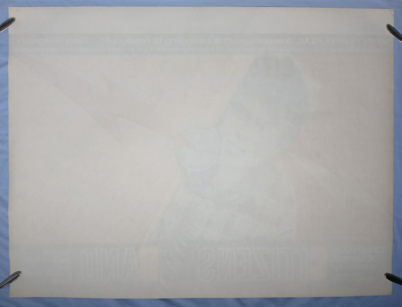 CITIZEN’S BAND (1977) rolled original UK quad poster – Jonathan Demme