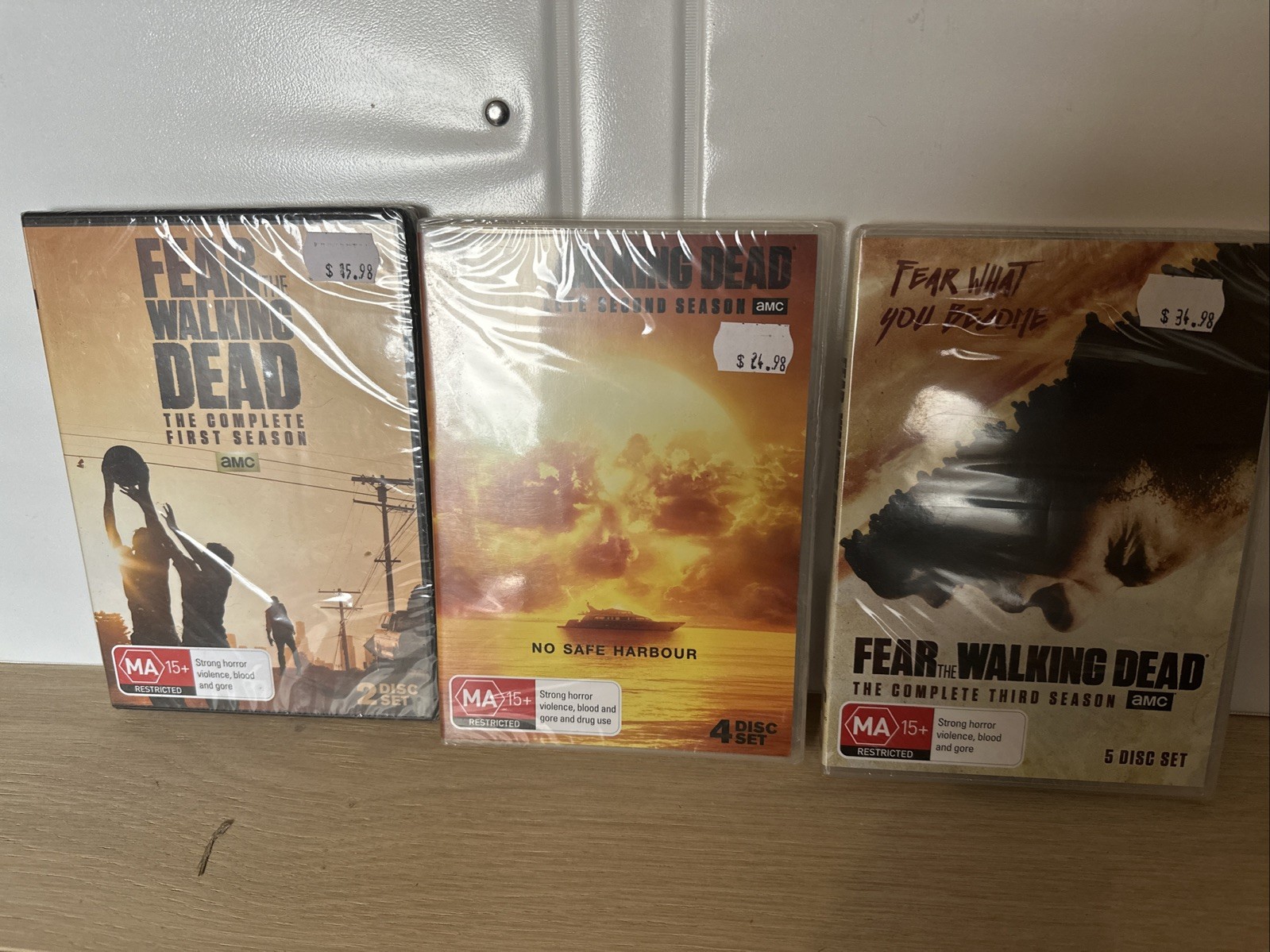 AMC Fear the Walking Dead: Seasons 1 & 2 ,3 On DVD Authentic Region 4 New Sealed