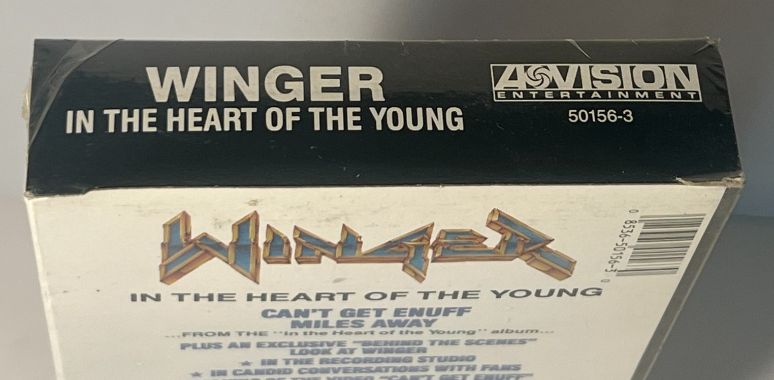 Winger In the Heart of the Young Vhs 1990 Rock n Roll New