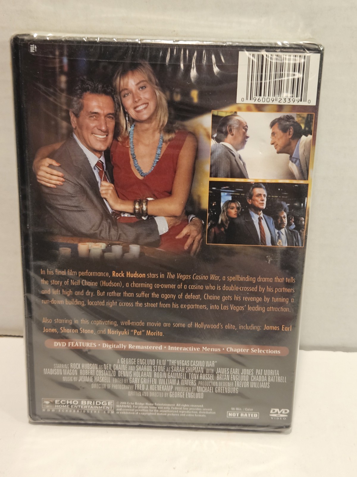 The Vegas Casino Wars [1984] (DVD, 2006) TV Movie Sharon Stone James Earl Jones