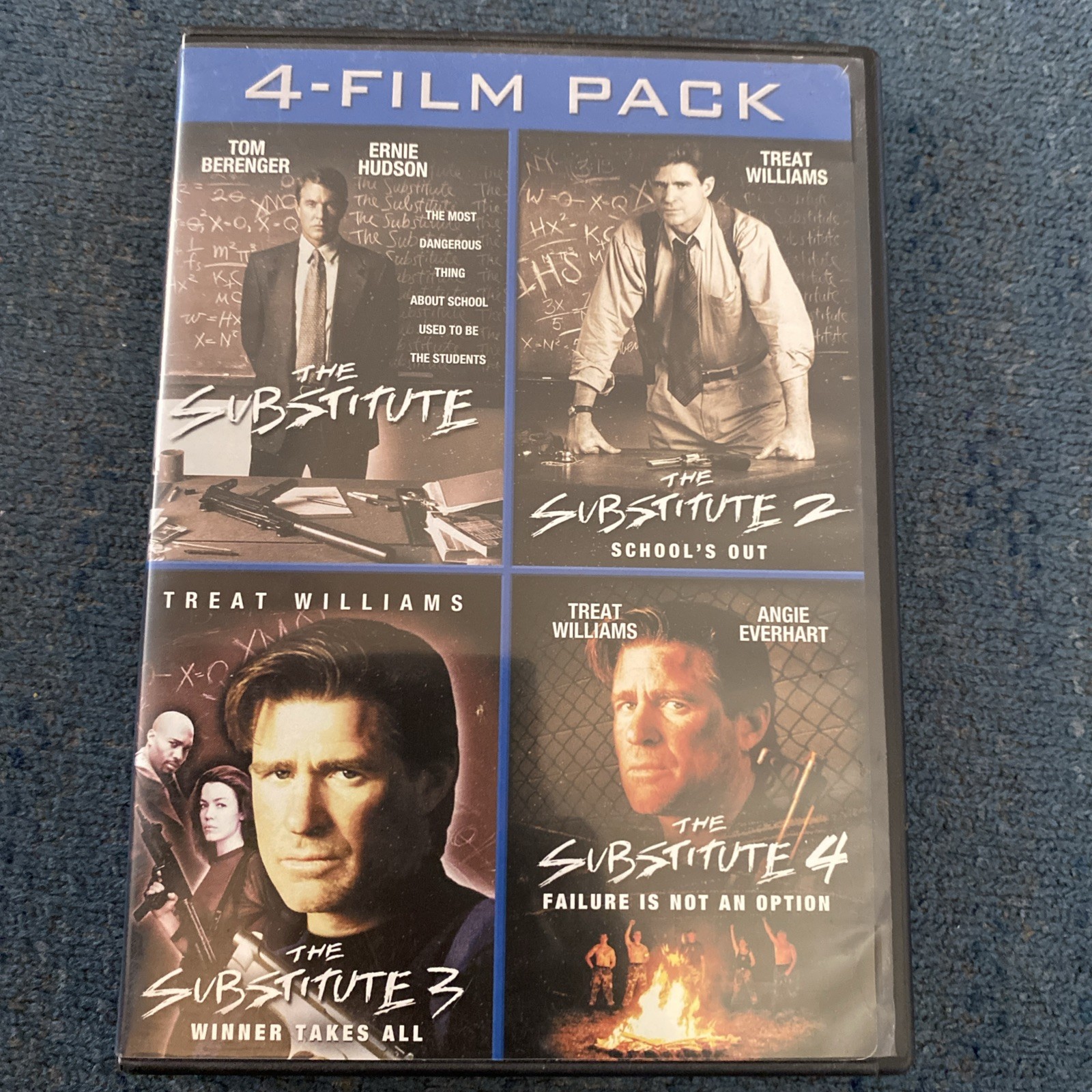 The Substitute 4-Film Pack (2000, DVD) On 3 Discs Movie 1-4