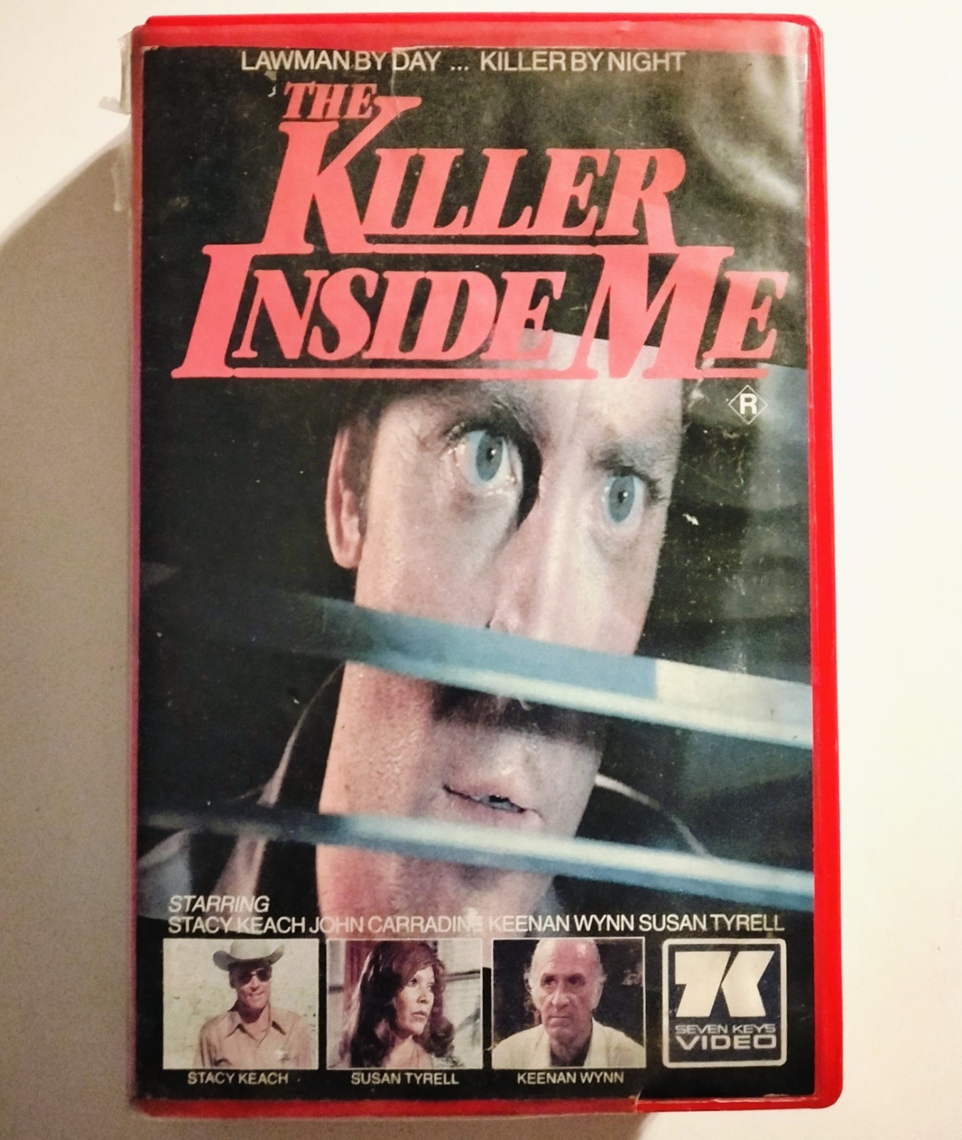 *THE KILLER INSIDE ME vhs 7KEYS VIDEO cult 1976 neo-noir crime Stacey Keach*