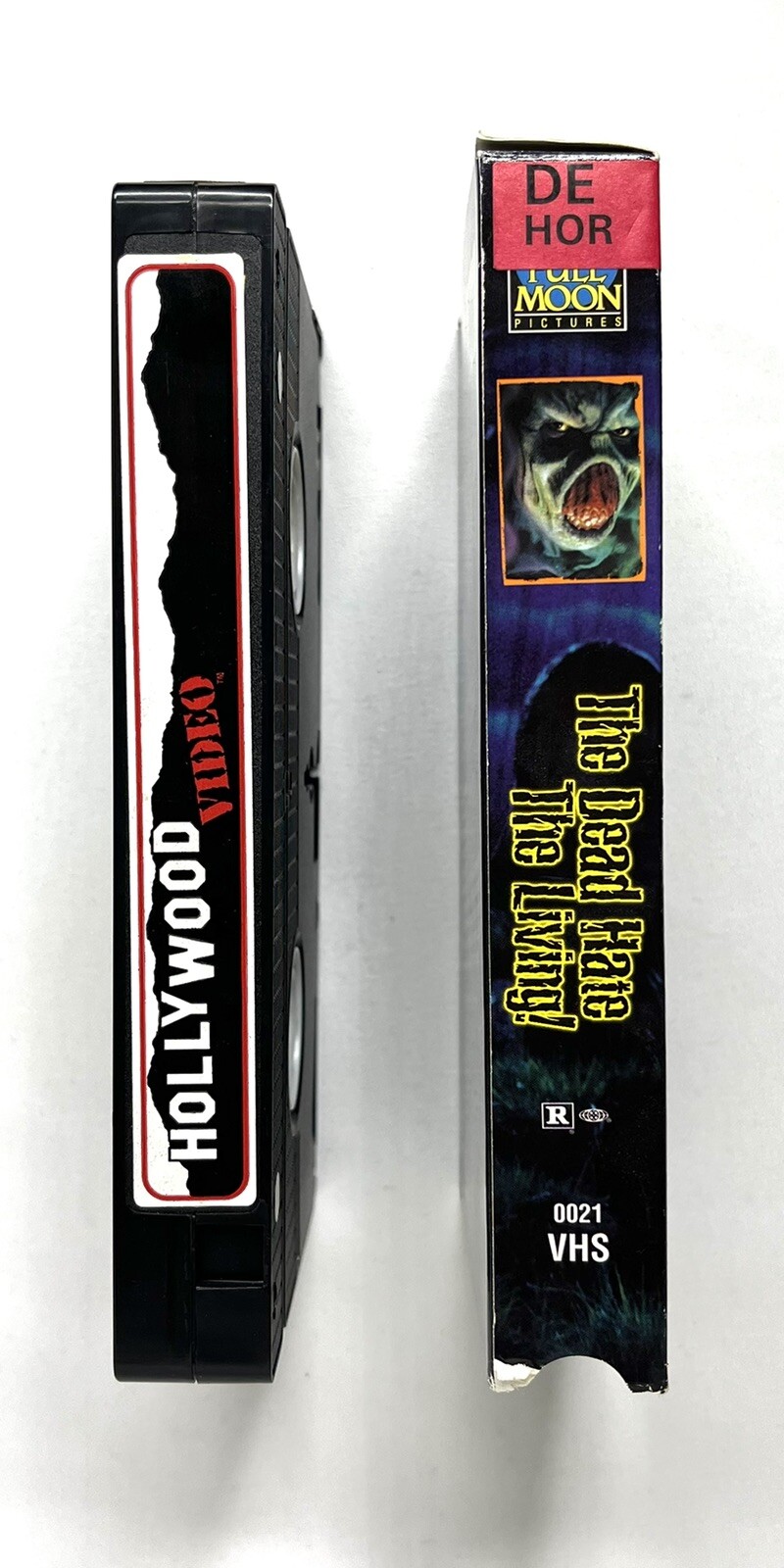 The Dead Hate the Living VHS 1999 Full Moon Horror Hollywood Video Label