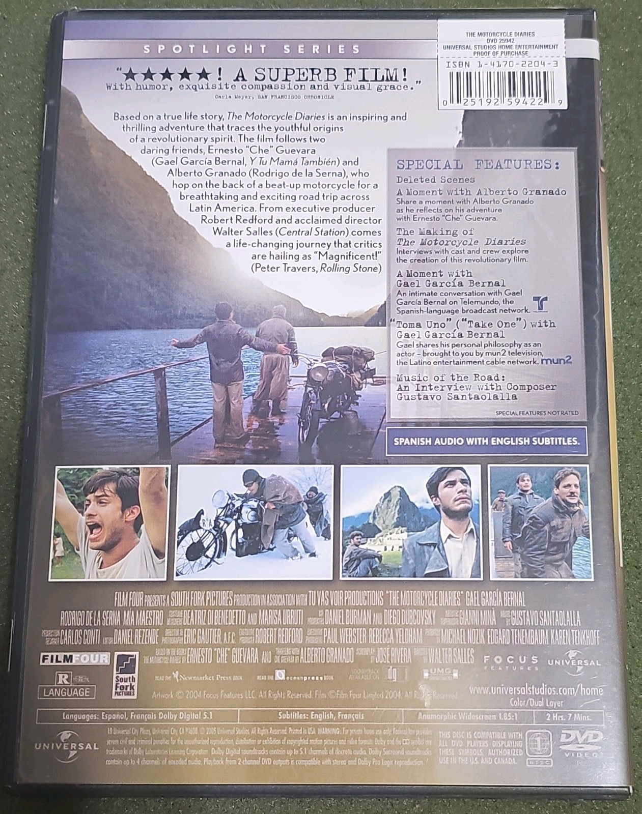 Focus Features The Motorcycle Diaries DVD Widescreen (2004) R 127 Min Eng/Span