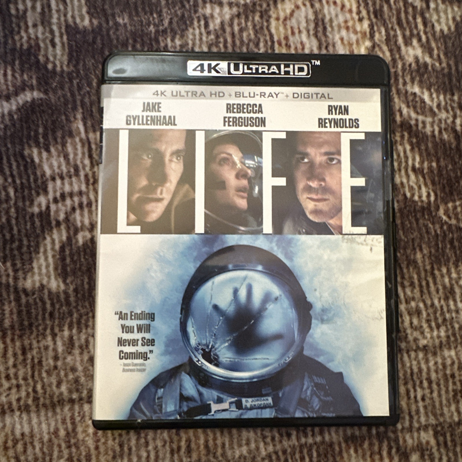 Life 4k Ultra HD+Blu-ray Jake Gyllenhaal & Ryan Reynolds OOP No Blu No Slip ￼