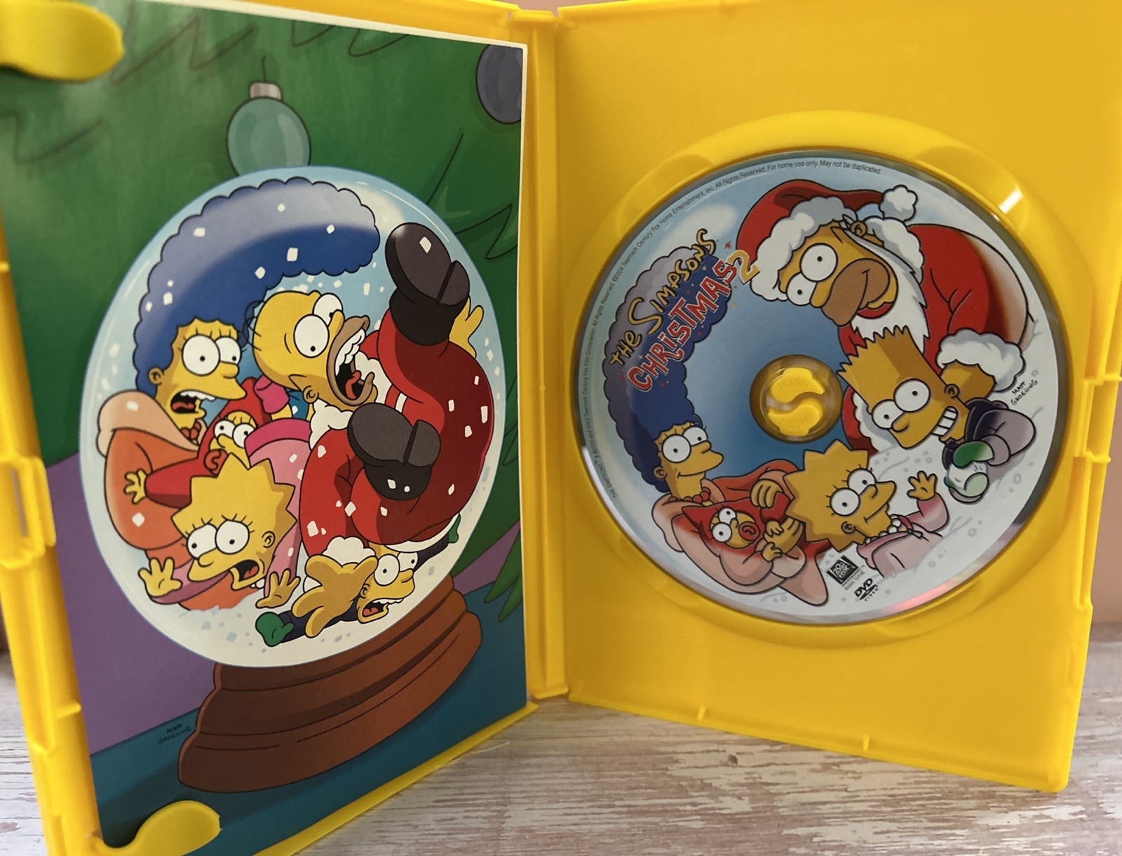 3 Simpsons DVD Movies: The Simpsons Movie, Treehouse Of Horror, Christmas 2
