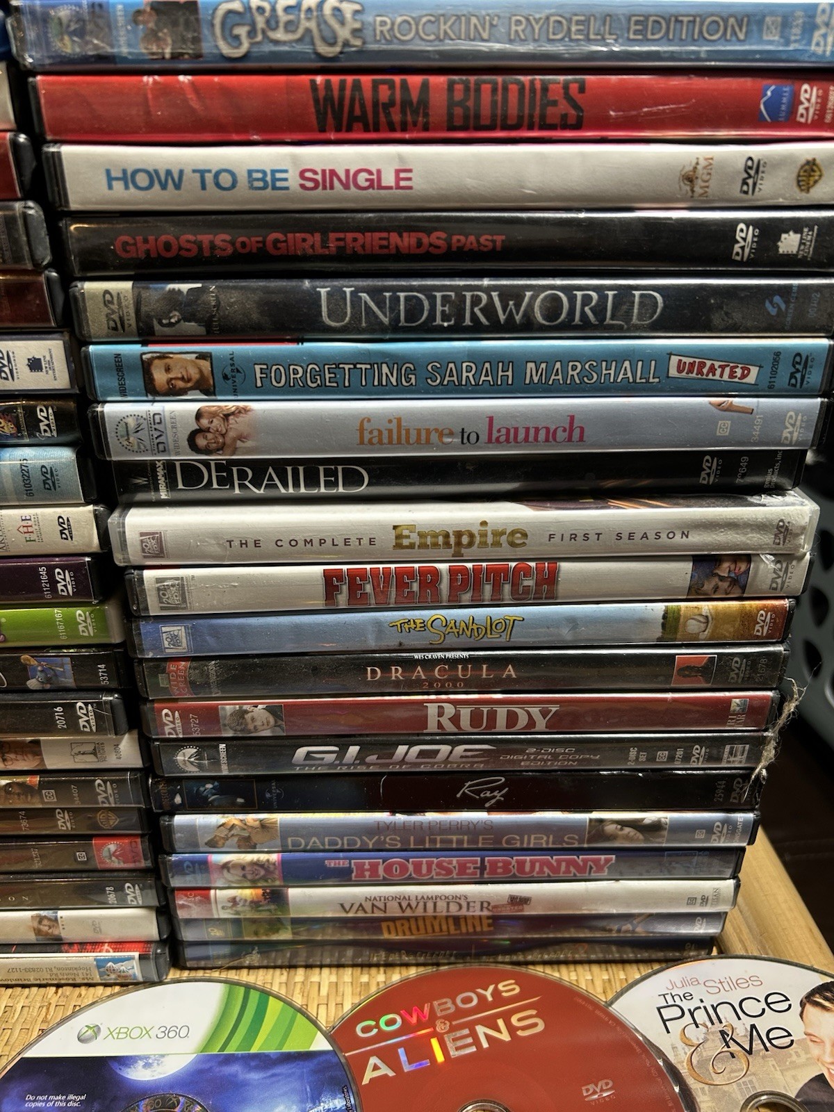 Huge Lot of 50 Random DVDs Movies Bulk Wholesale Bundle Mixed Genres