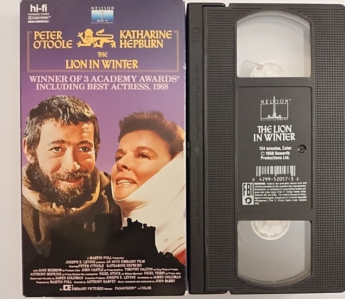 The Lion in Winter – Katherine Hepburn (VHS) **Buy 2 Get 1 Free**