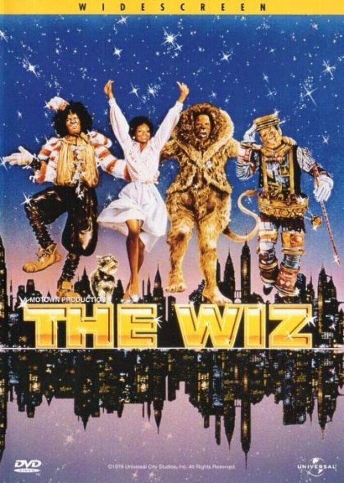 The Wiz: Diana Ross & Michael Jackson (DVD, Wide Screen, Fantasy, 1978)