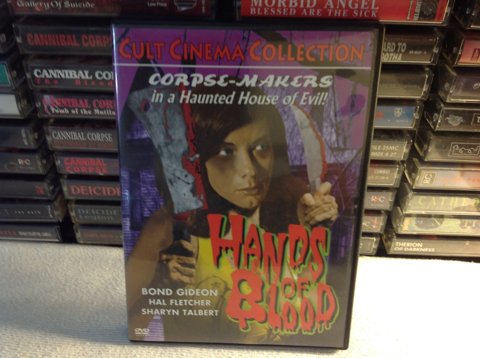 HANDS OF BLOOD GORE HORROR DVD ’74 IMAGE CULT CINEMA COLLECTION BOND GIDEON OOP