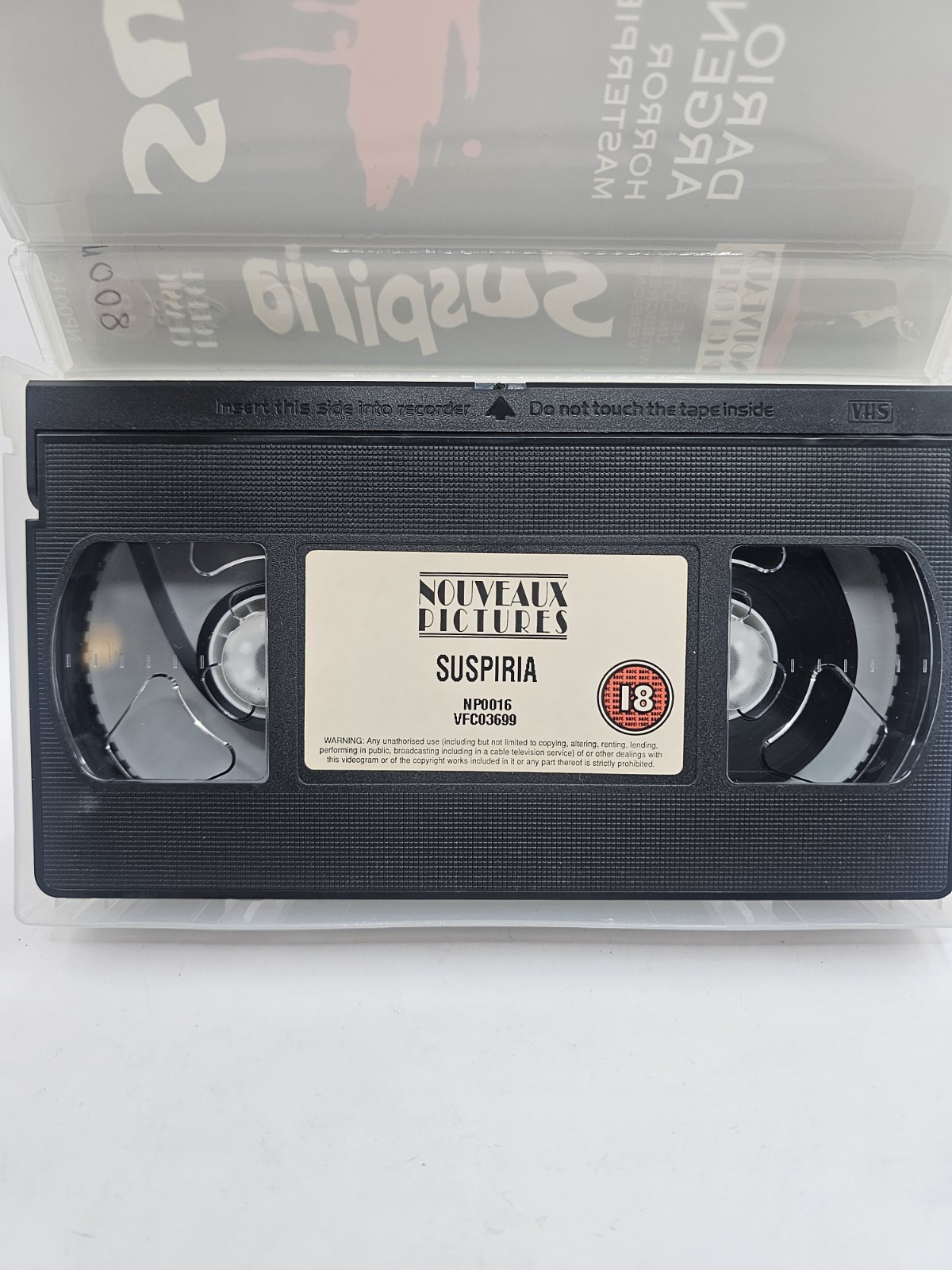 SUSPIRIA VHS – PAL UK HORROR FULL UNCUT WIDESCREEN VERSION 18+ (DARIO ARGENTO)
