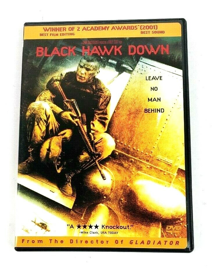 Black Hawk Down (DVD, 2002) with Eric Bana & Josh Hartnet