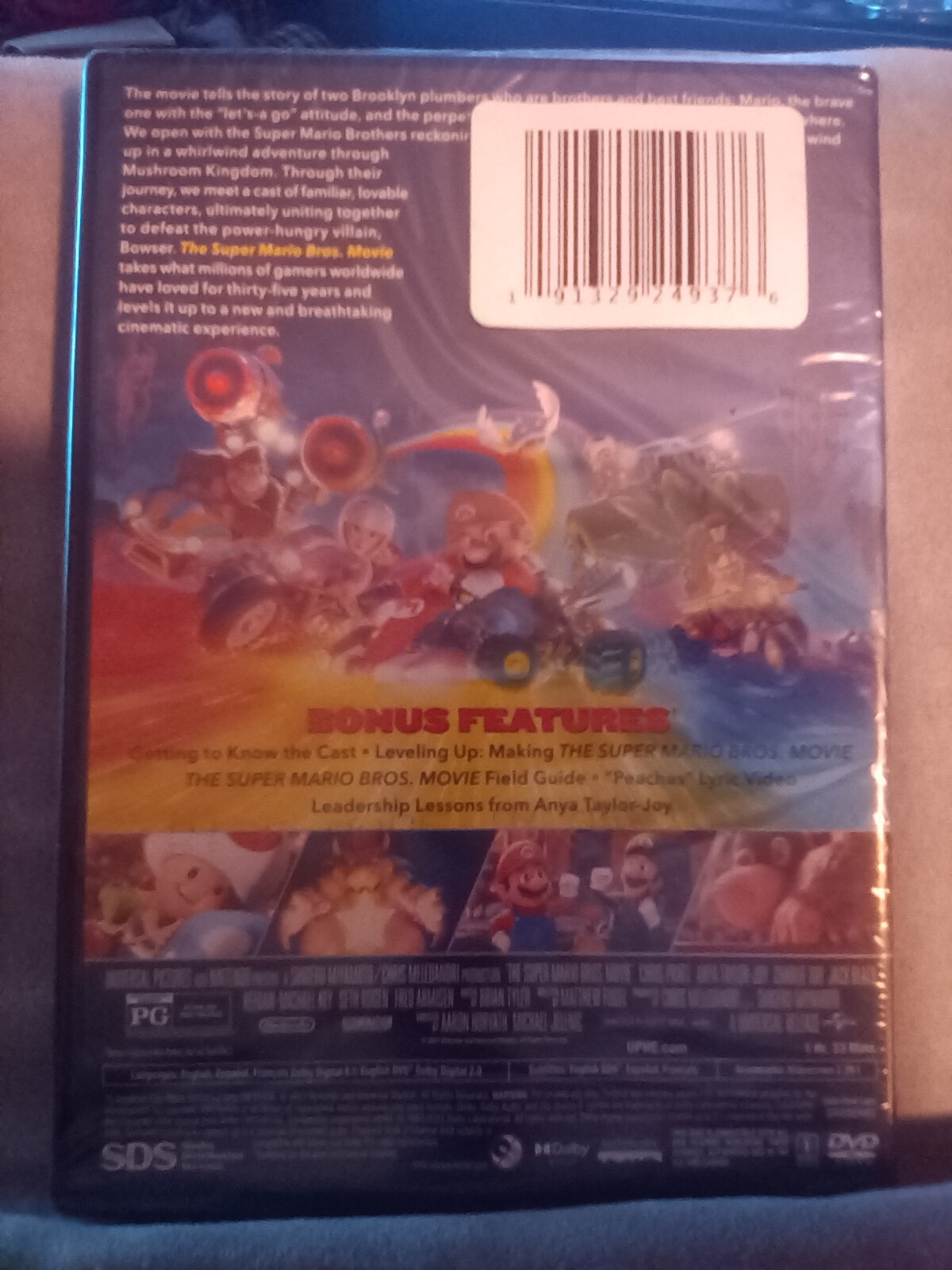 The Super Mario Bros. Movie DVD Chris Pratt NEW. Factory wrapped