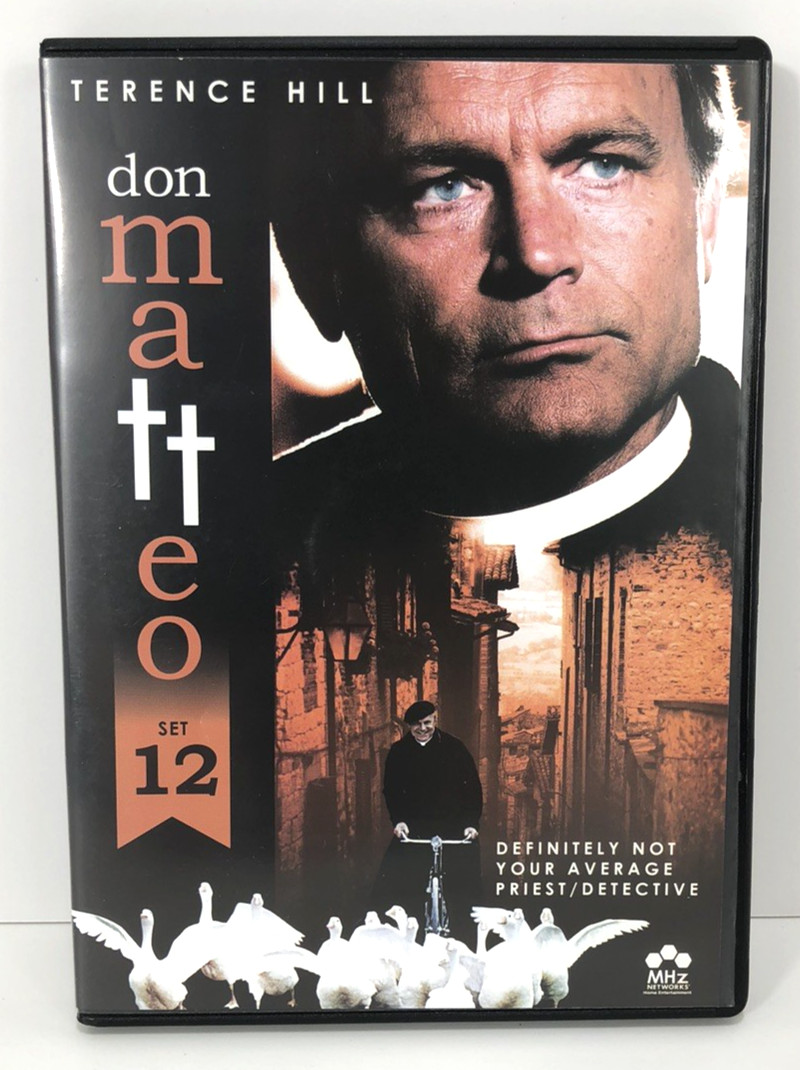 Don Matteo Terence Hill DVD Set 12 Episodes 117-128 Italian English Subtitles