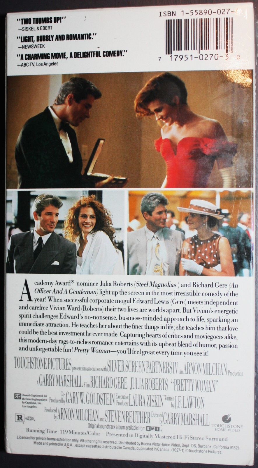 PRETTY WOMAN (vhs) Richard Gere, Julia Roberts. Brand NEW. Romcom Comedy. Sealed