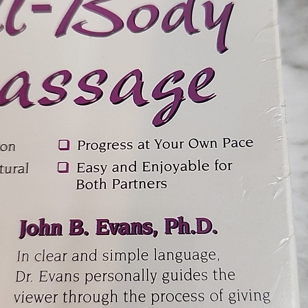 Full Body Massage-Complete Home Guide (VHS) John Evans Therapists Associates 31