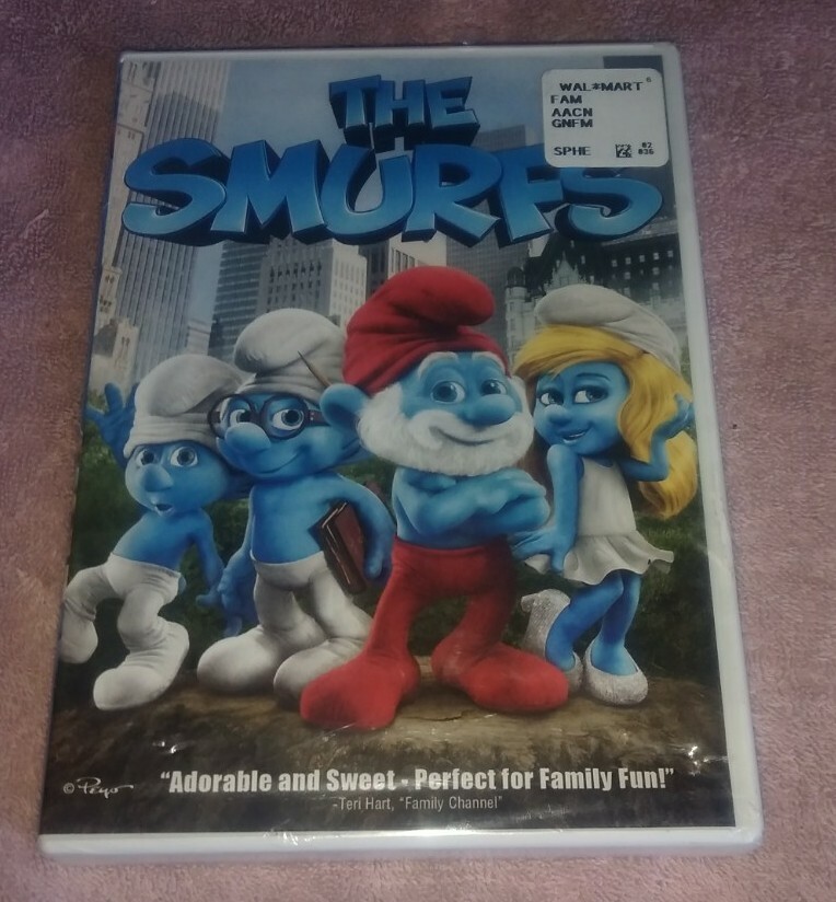 The Smurfs DVD Wide-screen Neil Patrick Harris Raja Gosnell Brand New Sealed