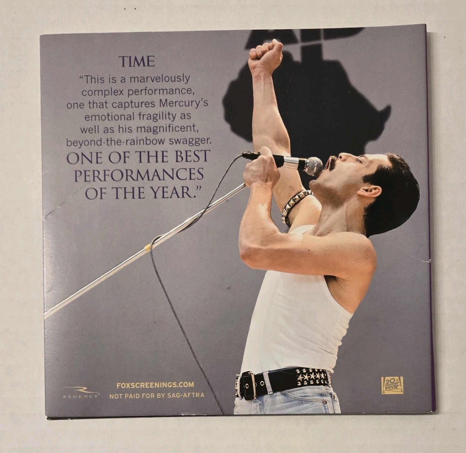 Bohemian Rhapsody Movie FYC Promo DVD 2018 Rami Malek