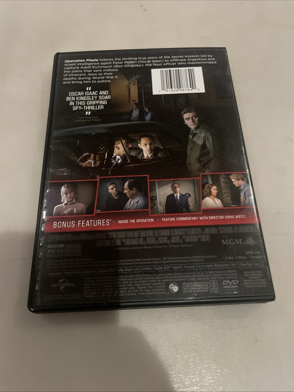 Operation Finale (DVD, 2018) Oscar Isaac, Ben Kingsley, Hitler’s Deadliest Lieut
