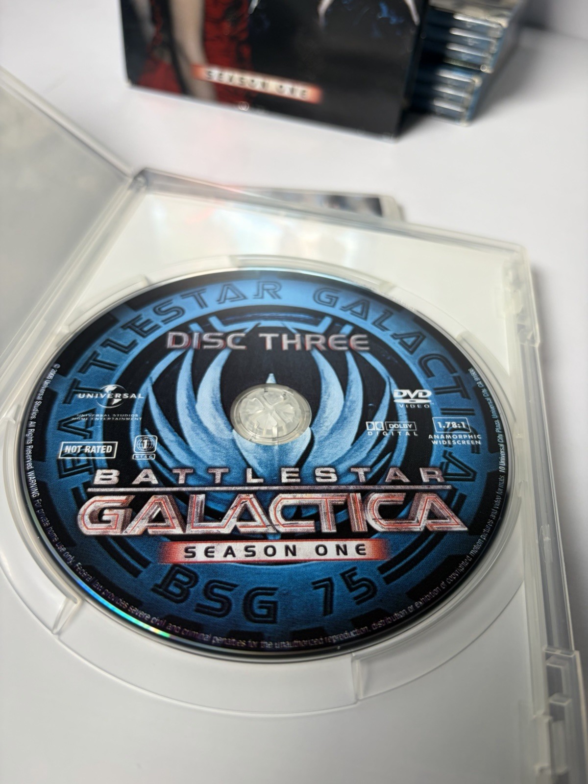 Battlestar Galactica DVD Universal Seasons 1, 2.0 & 2.5 Widescreen NR