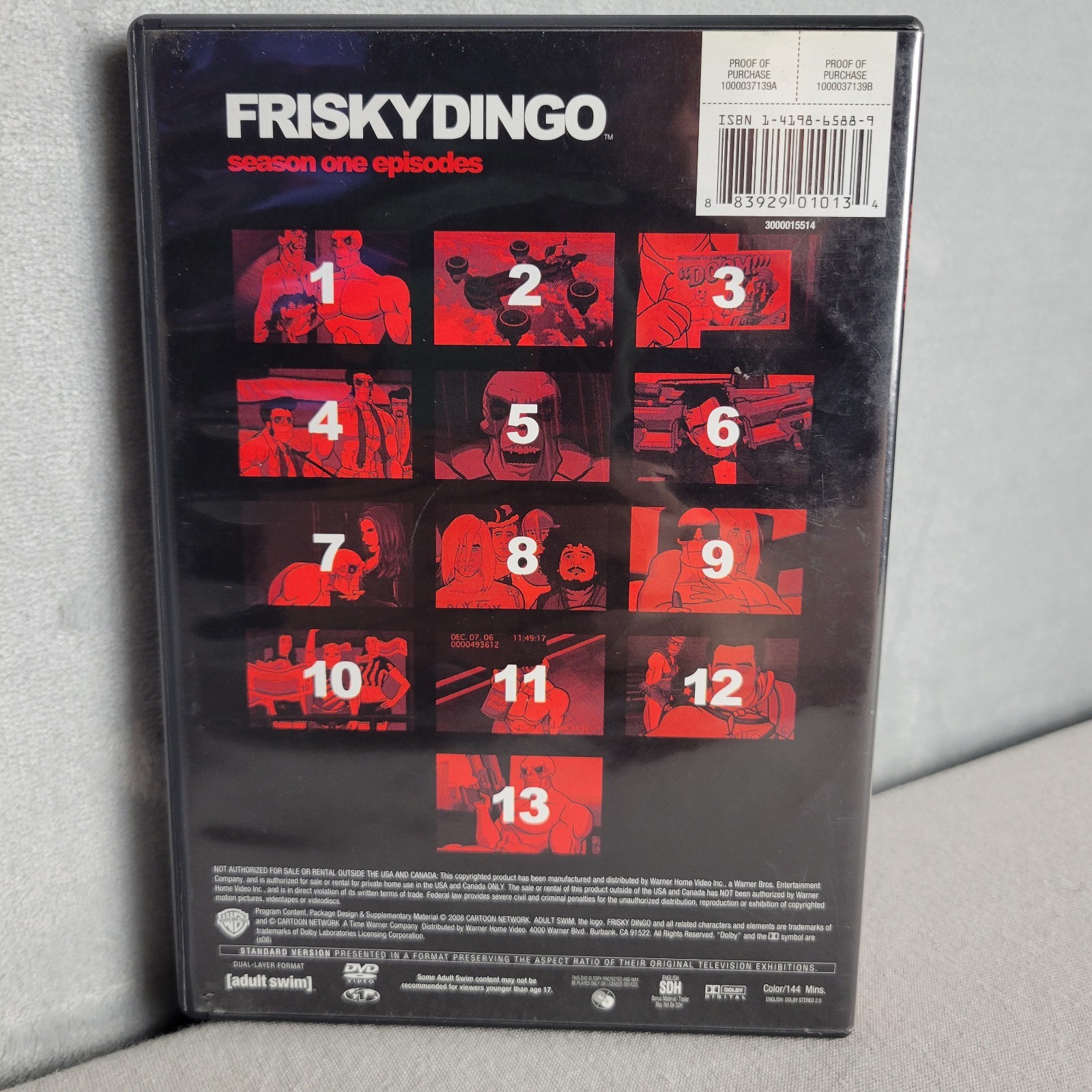 Frisky Dingo Season 1 DVD 2006 Adult Swim Animated TV Series