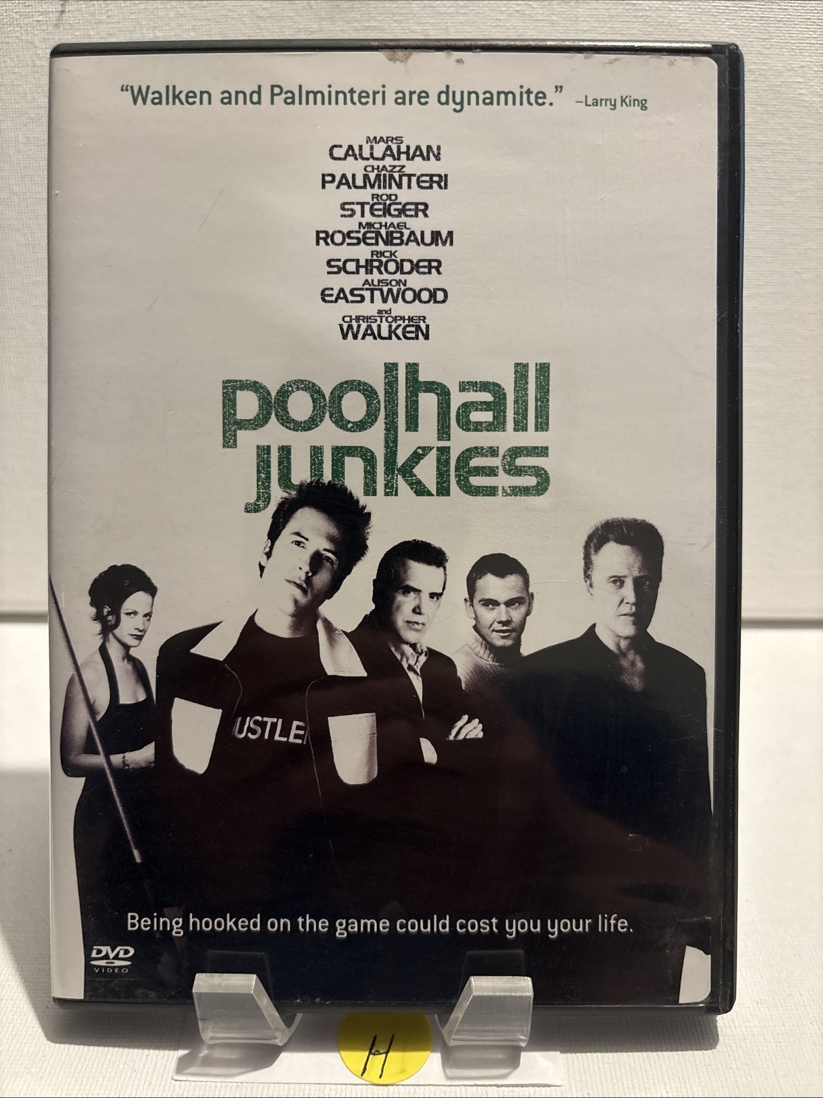 Poolhall Junkies Christopher Walken Mars Callahan 2003 DVD HBO Video . H