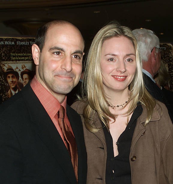 Stanley Tucci Hope Davis at the Premiere of Joe Gould’s Secret at – Old Photo