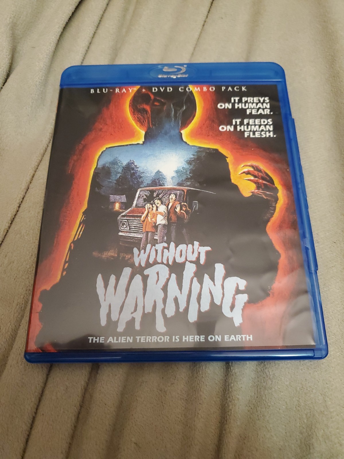 WITHOUT WARNING – Blu Ray / DVD – SCREAM FACTORY – OOP