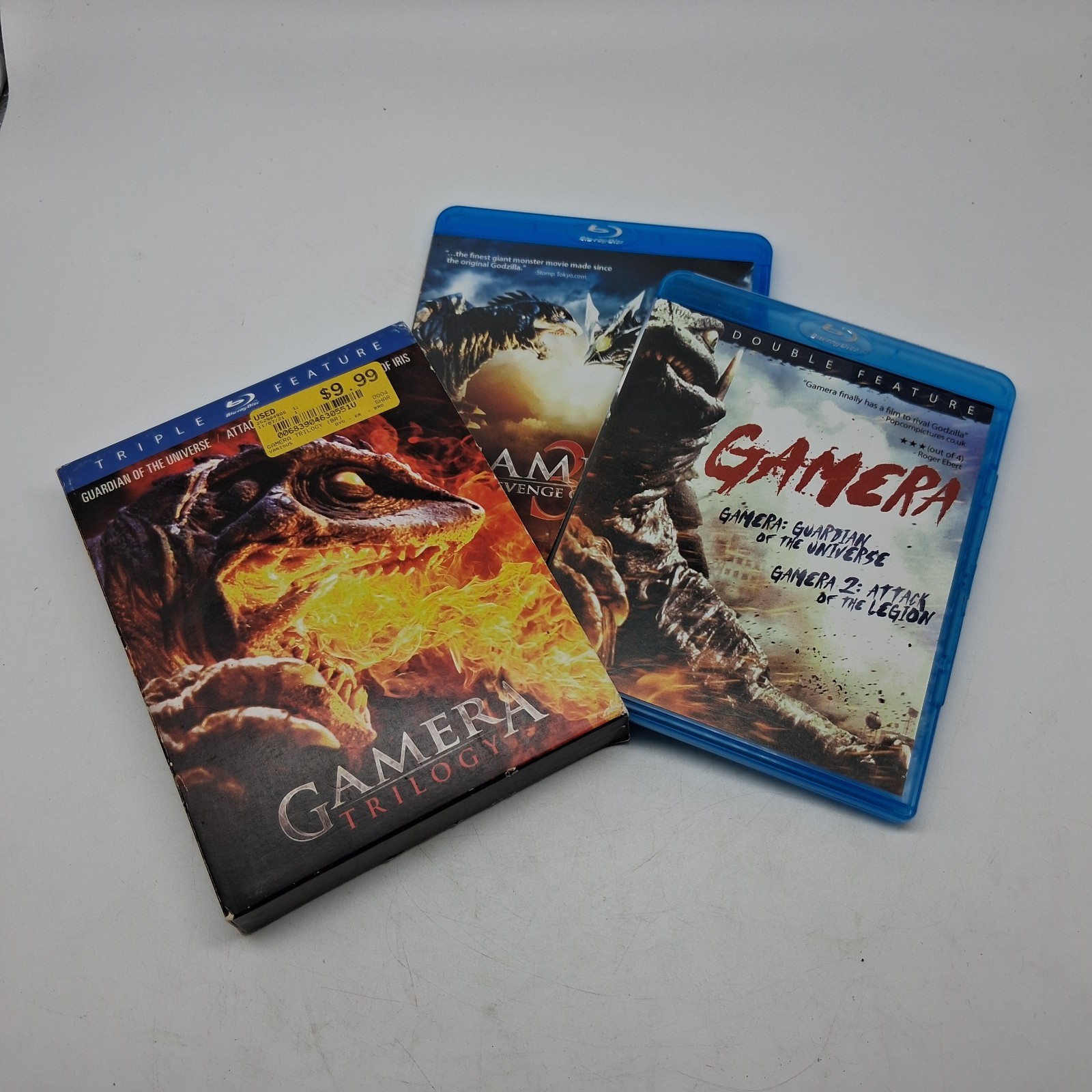 Gamera Trilogy Kaiju Blu-ray (2-Disc Set) w/ Slipcover Daiei Kadokawa Pictures