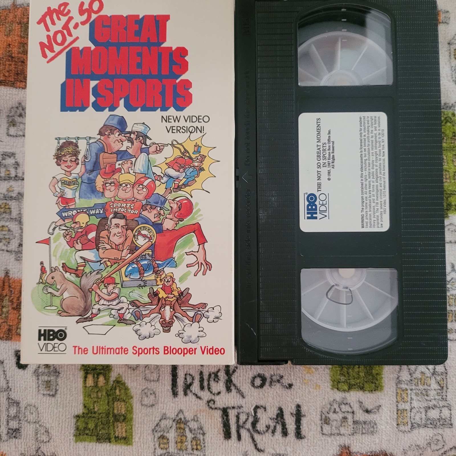 1987 HBO Video VHS: Not-so Great Moments in Sports (Rose Bowl, Boston Marathon)
