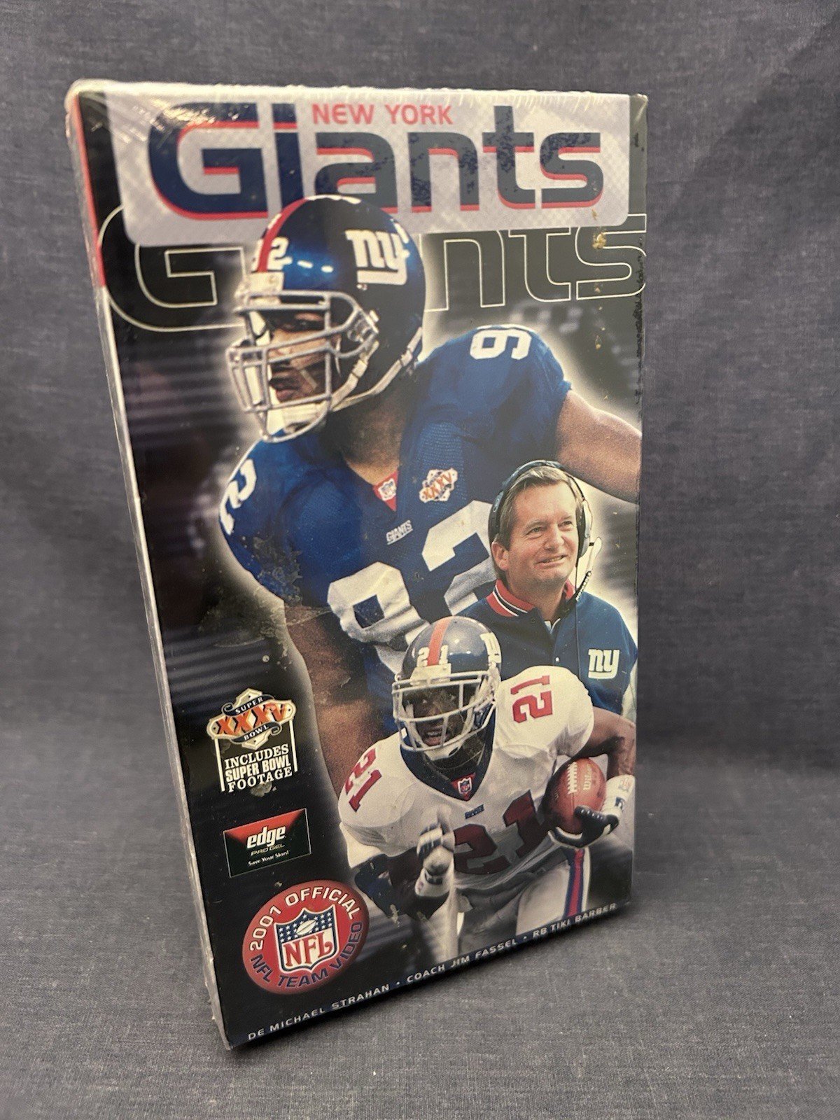 SEALED New York Giants VHS 2001 Official NFL Team Video Super Bowl XXXV Footage