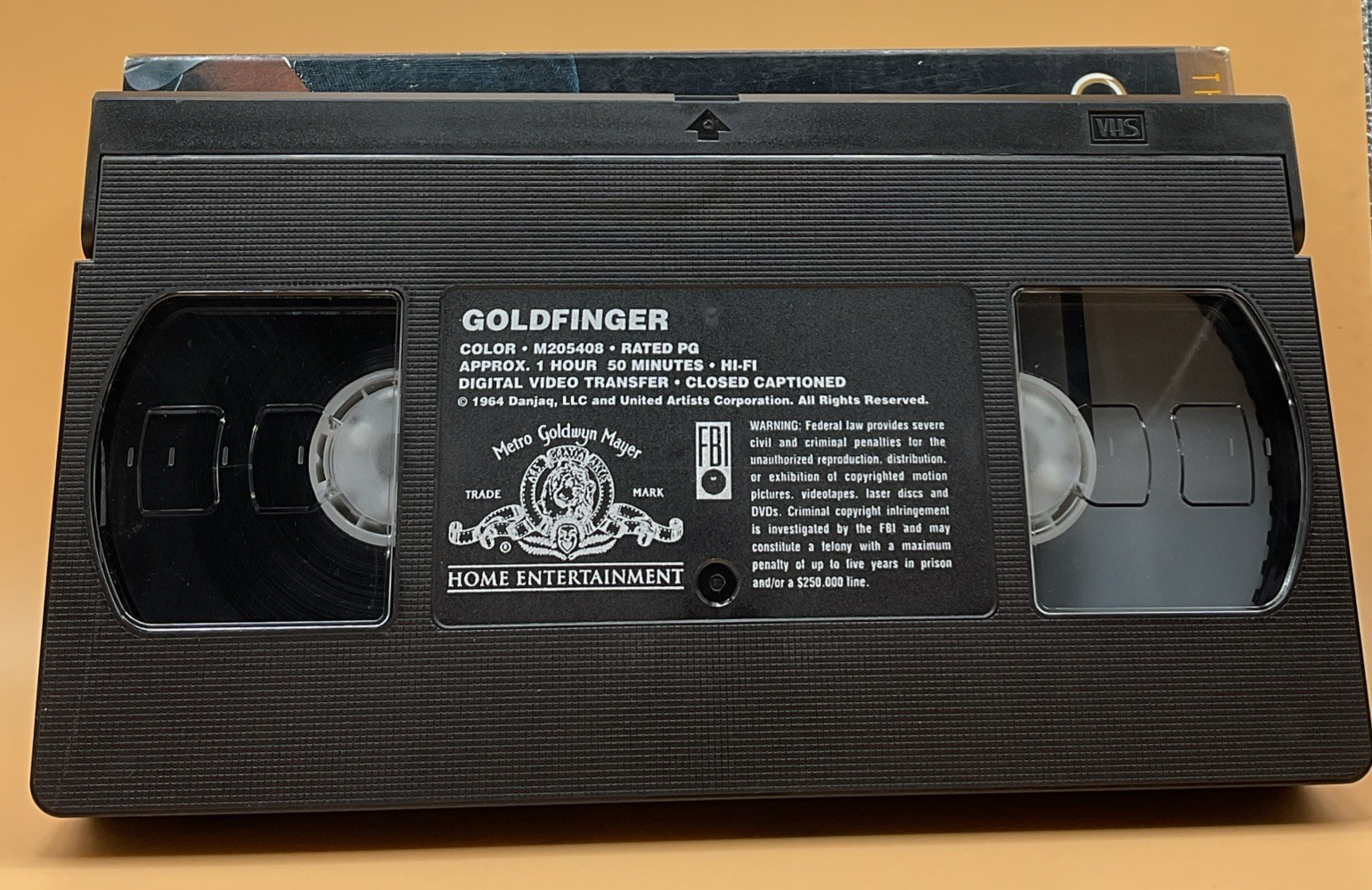 Goldfinger VHS 1964, Various Releases 007 Sean Connery **Buy 2 Get 1 Free**
